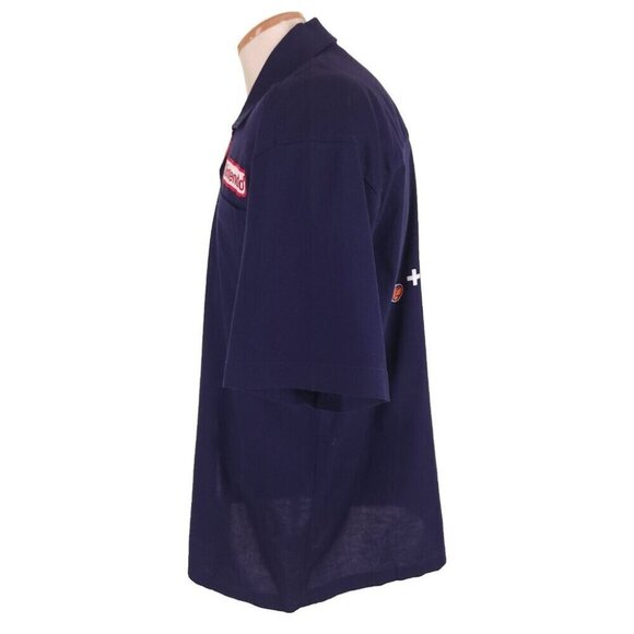 Vintage 2002 Nintendo Super Mario Logo Graphic SS Shirt Size L Mens Embroidered - Picture 7 of 10